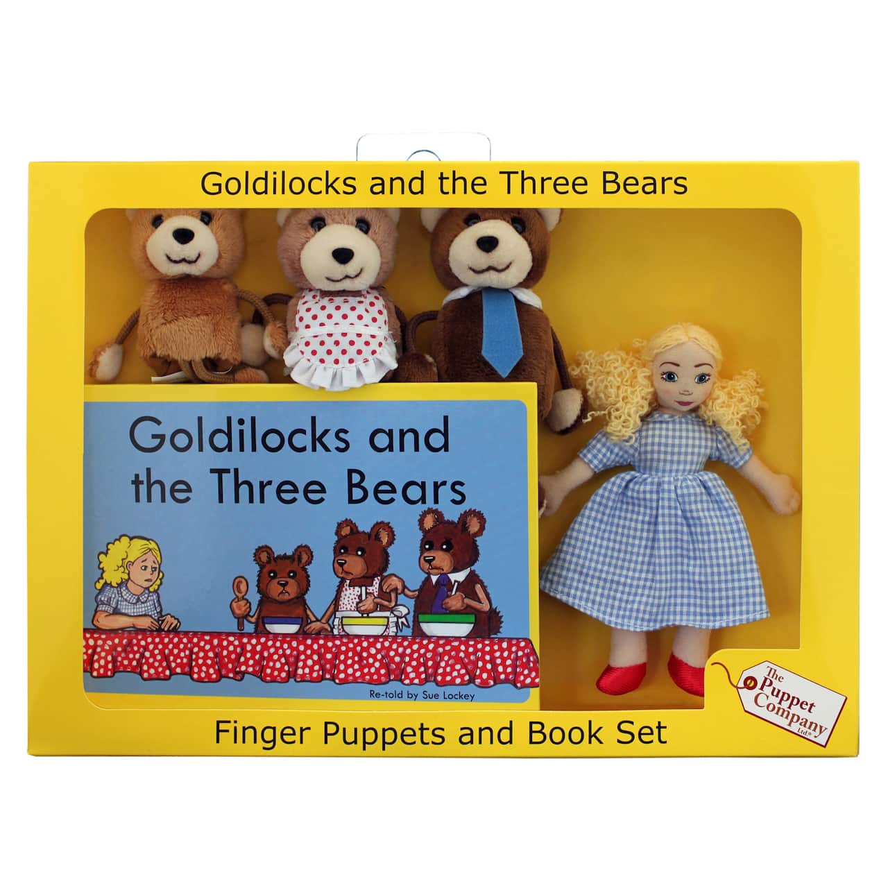 The Puppet Company&#xAE; Goldilocks Finger Puppets and Book Set